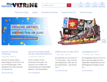 Tablet Screenshot of feuerwerksvitrine.de
